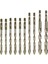 10PCS Yeni Dört Flüt Testere Dişi Eksantrik Matkap Biti Boyutu 5/6/8/10/10/12MM, Ahşap Mermer Metal Cam Seramik Duvar Karoları B (Yurt Dışından) 1