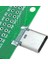 Erkekten Kadın Tip C Test Pcb Kartı USB ile Evrensel Kurul 3.1 Port 20.6X36.2MM Test Kartı Pimleri (Yurt Dışından) 3
