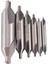 6 Pcs Hss Kombine Merkez Matkaplar Bit Seti Countersink 60 Derece Açısı 5/3/2.5/2/1.5/1 mm (Yurt Dışından) 1