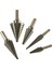 5pcs Hss 4241 Kobalt Adım Matkap Bit Seti Metal Sondaj Deliği Araçları, Metal Demir Alüminyum Bakır Çelik Için Koni Matkap Bitleri (Yurt Dışından) 5