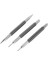 3 Pcs Tırnak Seti ve Menteşe Pim Aracı Merkezi Punch Yay Yüklü Tırnak Kapısı 1/32 Inç 1/16 Inç Çift Kafa, 1/8 Inç (Yurt Dışından) 2