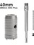 Sds Plus Çekiç Matkapları Duvar Deliği Testere Matkap Bit Set Kesici Aletleri Yuvarlak Şaftlı Beton Çimento Taş Deliği Açıcı, 40MM (Yurt Dışından) 5