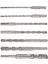 7 Pcs Sds Plus Hammer Matkap Bit Seti, (4 Flüt) Beton Tuğla Blok Taş Duvarcılığı ve Granit Için (Yurt Dışından) 2