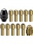 12 Pcs Matkap Chuck Set Set Pirinç Matkap Tohumu Kiti, Anahtarsız Chuck 1/32 Inç Ila 1/8in Yedek 4485 4486 Değişiklik Somunu (Yurt Dışından) 1