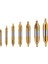 Yüksek Hızlı Çelik Merkezi Matkap 7 Parçalı Set 1.0mm 1.5mm 2.0mm 3.5mm 4.0mm 5.0mm Torna Metal Işleme (Yurt Dışından) 1