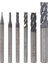 6pcs 4 Flüt Uç Fabrikaları Steels Square Cnc Karbür Freze Kesici Spiral Yönlendirici Bitleri Dia (1 2 3 4 6 8mm) (Yurt Dışından) 1