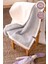 Fluffy Bebek Battaniyesi 80x100 Solid Gri Kundak Puset Çift Taraflı Koyun Tüyü Battaniye 100x80 2