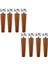 Adet Ahşap Ayak 15 cm Açık Meşe M8 Civatalı Bağlantı Aparatlı Dolap Mobilya Koltuk Kanepe Destek Ayağı Ayakları 1
