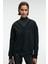 ARINEL Kadın V Yaka Regular Fit Siyah Sweatshirt 1