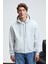 ASHBY Erkek Kapüşonlu Fermuarlı Cepli Kordonlu Regular Fit Grimelanj Sweatshirt 5