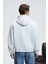 ASHBY Erkek Kapüşonlu Fermuarlı Cepli Kordonlu Regular Fit Grimelanj Sweatshirt 6