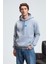 LELAND Erkek Kapüşonlu Kanguru Cepli Önü Baskılı Regular Fit Grimelanj Sweatshirt 3