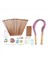 Örgü İğneleri Set-18 Çiftler 18 Boyutlar Bambu Dairesel Örgü İğneleri + 36 Tek Noktalı Bambu Örgü İğneleri + Dokuma Aletleri Örgü Kitleri (Yurt Dışından) 6