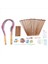Örgü İğneleri Set-18 Çiftler 18 Boyutlar Bambu Dairesel Örgü İğneleri + 36 Tek Noktalı Bambu Örgü İğneleri + Dokuma Aletleri Örgü Kitleri (Yurt Dışından) 7