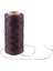 260M 150D 1mm Deri Dikiş Mumlu Balmumu Iplik El Iğnesi Kablo Zanaat Diy Yeni Renk Koyu Kahverengi (Yurt Dışından) 3