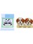 Dıy El Örgü Baskı Çapraz Dikiş Seti Nakış Seti 11CT Iki Köpek Deseni 46 x 32CM &amp Panda Twins 14CT 30X27CM (Yurt Dışından) 1