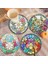 4pcs Dıy Elmas Sanat Boya Placemat Yuvarlak Kaymaz Akrilik Masa Paspasları Masa Dekor B Için (Yurt Dışından) 5