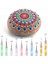160 Pcs Mandala Kaynaklar Için Dotting Araçları Mandala Şablonları Kit Ball Stylus Kil Heykel Oyma Araçları (Yurt Dışından) 3