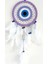Nazar Boncuğu Motifli Lila Rengi Dream Catcher Düş Kapanı Duvar Süsü 1
