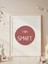 I Am Smart Dijital Baskı Poster Bordo (Çerçevesiz) 1