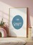 I Am Smart Dijital Baskı Poster Mavi (Çerçevesiz) 2