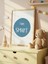 I Am Smart Dijital Baskı Poster Mavi (Çerçevesiz) 5
