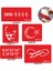Türkiye Cumhuriyeti 5 Li Set Geçici Dövme Kına Şablonu 1
