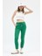 Yeşil Paçası Lastikli Kadın Jogger Eşofman Altı TCR-9151M 7