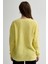 Sarı Kadın Taş İşleme Detaylı Bisiklet Yaka Triko Kazak 7045 6