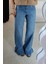 Paçası Fırfırlı Wideleg Jean 3