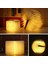 3D Katlanabilir Not Defteri Şeklinde LED Işıklı Masa Lambası Ahşap Şarj Edilebilir Gece Lambası 3