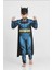 Batman Kaslı Çocuk Kostümü - Siyah & Mavi 1
