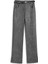 Süet Görünümlü ve Kemerli Pantolon TW6250003201036 4