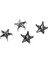 100PCS Silver Star Studs Tırnak Başlıkları 9mm (Yurt Dışından) 2