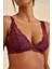 Roma Bordo Dantelli Sütyen- Bralet, Balensiz, Dolgusuz 7
