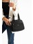Kadın Siyah Yumuşak Suni Deri Ayarlanabilir Çapraz Askılı Smart Casual Omuz ve El Çantası 7