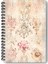 Soft Renkli Retro Temalı Tasarım Tel Spiralli 4'lü Hatıra, Günlük, Ajanda, Anı, Okul Defter Seti 3