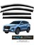 Chery Tiggo 7 Pro 2023 ve Sonrası Kromlu Cam Rüzgarlığı Takım 4’lü Rüzgar Kesici, Yağmur Önleyici 1