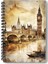 Londra Temalı Tasarım Tel Spiralli 4'lü Hatıra, Günlük, Ajanda, Anı, Okul Defter Seti 2