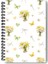 Papatya ve Kır Çiçekleri Tasarım Tel Spiralli 4'lü Hatıra, Günlük, Ajanda, Anı, Okul Defter Seti 5