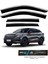 Chery Omoda 5 2023 ve Sonrası Kromlu Cam Rüzgarlığı Takım 4’lü Takım Rüzgar Kesici, Yağmur Önleyici 1