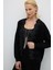 İşleme Detaylı Triko Hırka Siyah K2571021_001 5