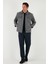 Slim Fit Ceket Yaka Astarlı Kaşe Kaban Erkek Kaban 58400347 10