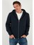 Regular Fit Kapüşonlu Fermuarlı Içi Tüylü Yumuşak Şardonlu Kışlık Sweat Erkek Sweat 5905340 7