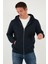 Regular Fit Kapüşonlu Fermuarlı Içi Tüylü Yumuşak Şardonlu Kışlık Sweat Erkek Sweat 5905340 10