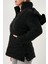 Kapitoneli Slim Fit Çıkarılabilir Kapüşonlu Mont Bayan Mont 497MARA 13