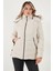Kapitoneli Slim Fit Çıkarılabilir Kapüşonlu Mont Bayan Mont 497MARA 11