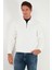 Pamuklu Relaxed Fit Yarım Fermuarlı Dik Yaka Sweat Erkek Sweat 5901232 11