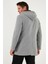 Çıkarılabilir Kapüşonlu Kırçıllı Slim Fit Kaşe Kaban Erkek Kaban 5841013 14