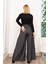 Dikiş Pileli Bol Paça Kemerli Pantolon 30183 2